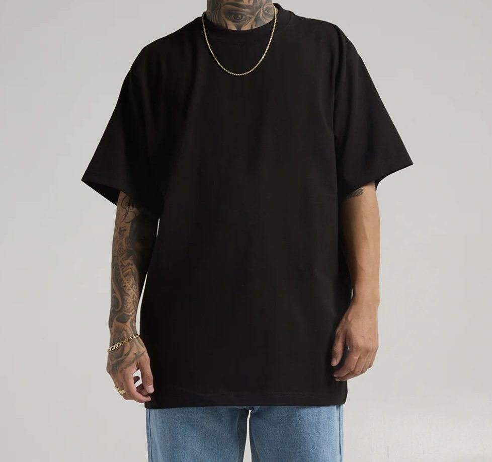 Shaka Wear Heavyweight T Shirt - Black