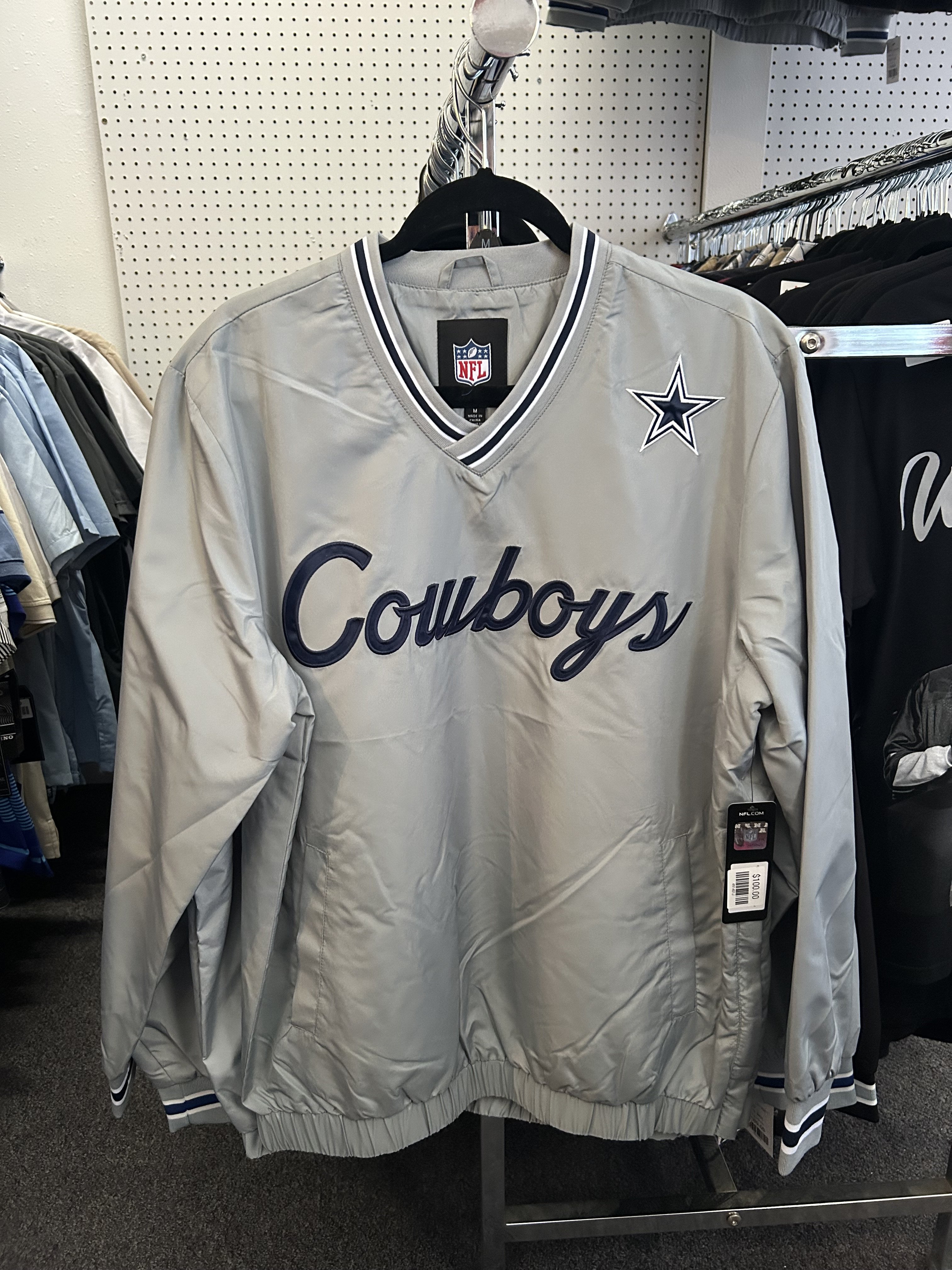 Cowboys Pullover Windbreaker