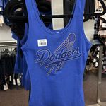 LA Dodgers Rhinestone Tank Top - Blue