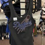 LA Dodgers Rhinestone Tank Top - Black